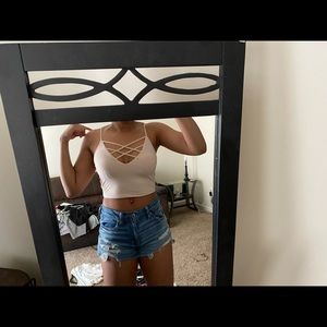 Strappy crop top